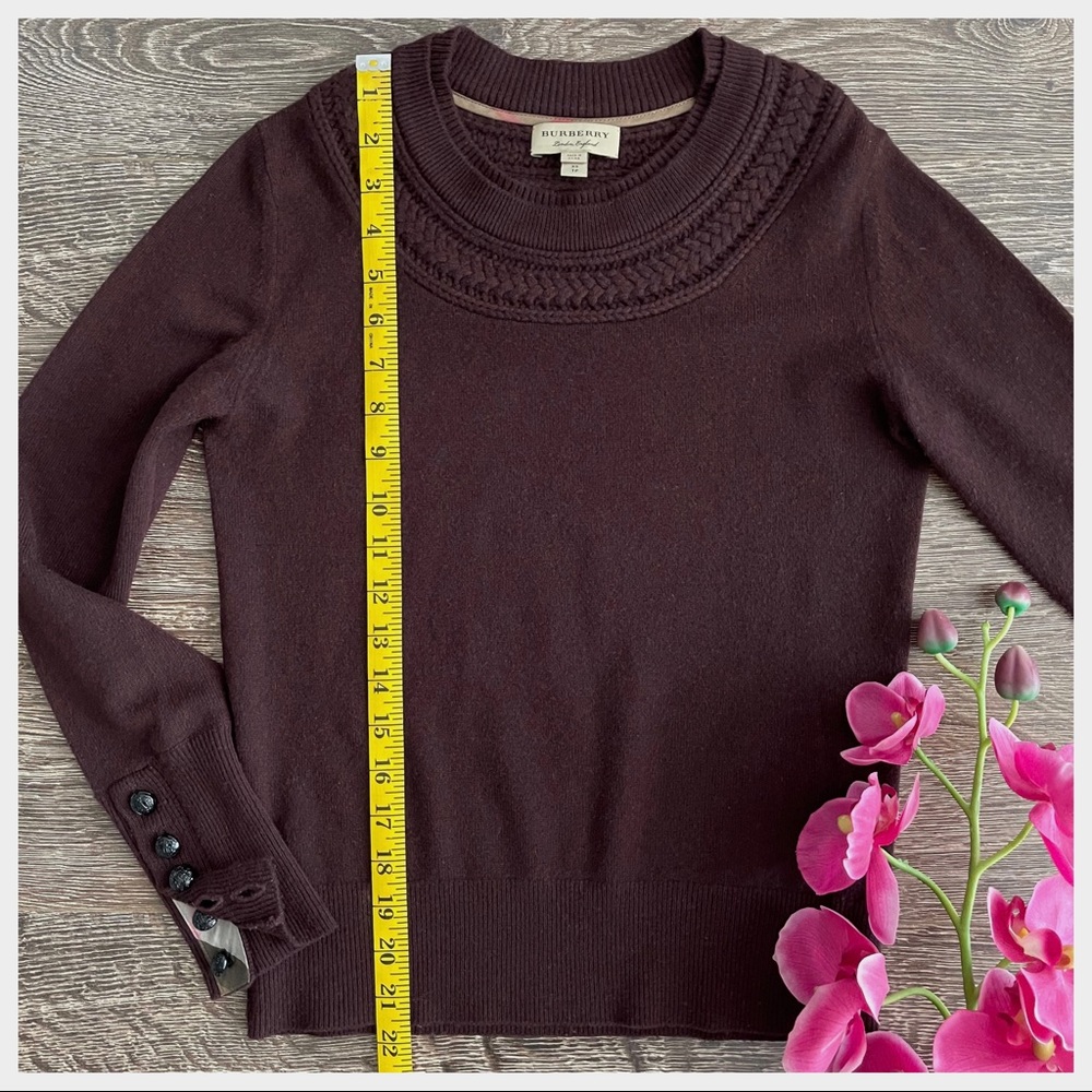 Burberry Cable Knit York Cashmere Sweater - Picture 8 of 11